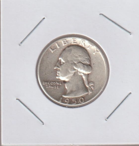1950 Washington (90% Silver) Quarter Very Fine