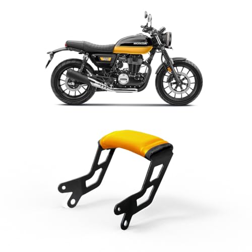 Image of Auto Infinity Grab Rail with Comfort Cushion Compatible with Honda CB350-RS (Yellow, Pack of 1)