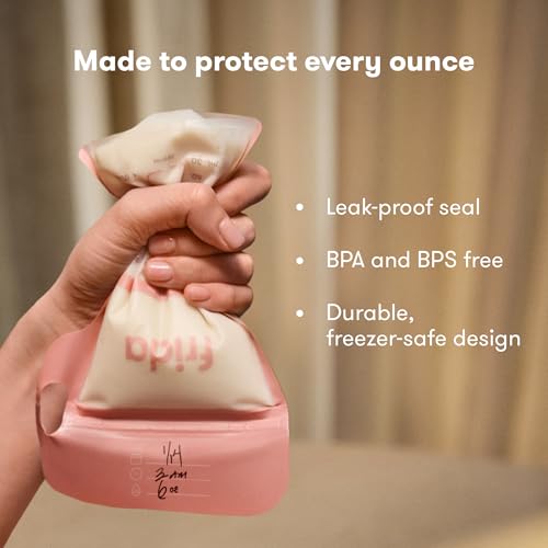 Frida Mom Breastmilk Storage Bags, Medical Grade Safety, 100ct Variety Pack - image 5