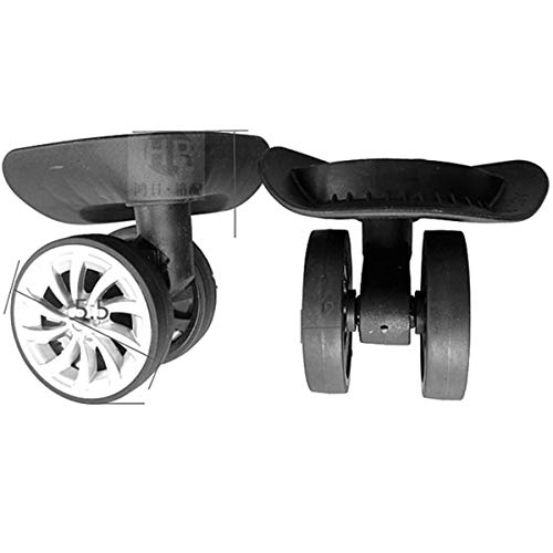 Luggage Wheel,Luggage Suitcase Wheels, 360 Degree Swivel Luggage Mute Wheel Suitcase Replacement Repair Wheels Parts Spinner (A57#)