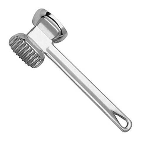 Fleischklopfer Aluminium Fleischhammer Schnitzelklopfer Fleisch Hammer Küchenhelfer Alu Cover