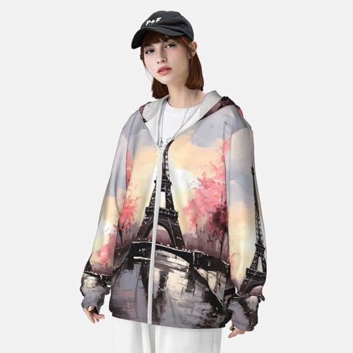 Chaqueta de Protección Solar para Hombre UPF 50+ Manga Larga con Capucha miniatura 4