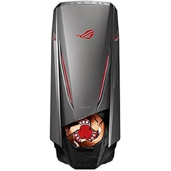 Asus ROG GT51CH-DE002T Gaming Desktop-PC (Intel Core i7-7700, 16GB RAM Arbeitsspeicher, 1TB HDD Festplatte, 512GB SSD, NVIDIA GTX 1070 8GB VRAM, DVD Laufwerk, Win 10) schwarz