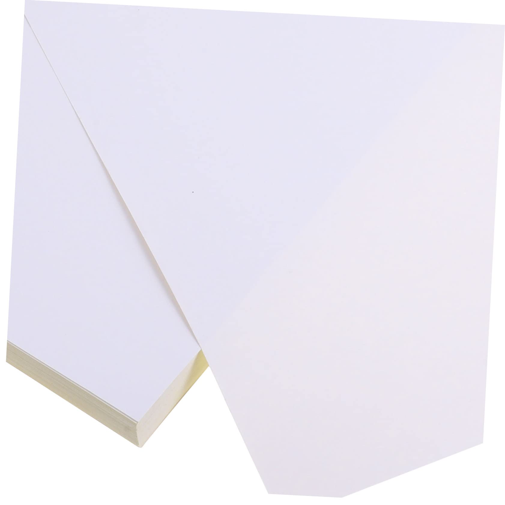 Etichette Adesive Bianche A4 100 Fogli Carta per Stampa Inkjet | Spessore Moderato, Non Si Deforma, per Etichette Prezzo e Progetti Artistici