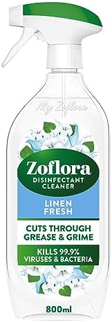 Zoflora Linen Fresh Multipurpose Disinfectant Trigger Spray Bottl...