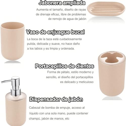 El Mejor Listado de Set para baño Top 5. 24 Imagen adicional