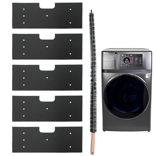 Replacement Lint Filter WH01X35719 for GE Profile Washer Dryer Combo Compatible with PFQ97HSPVDS Model 5 Pcs/Pack (5 Pcs + Clean Brush)