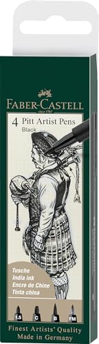 Image of Faber-Castell INDIA INK PITT ARTIST PEN COL. 199 4X