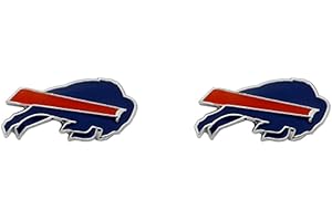 Buffalo Bills Gifts for Women: NFL Silver-Tone Post Earrings