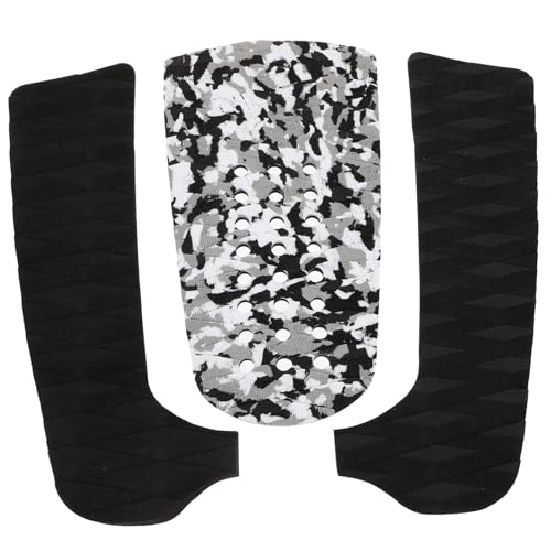 Totority Surfboard Traction Pad Set Eva Deck Grip Mats Sticky Tail Pads Water Tear Resistant