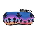 Taille adaptée : les étuis à lunettes portables de voyage mesurent 17 x 8,9 x 3,5 cm, ils peuvent s'adapter à la plupart des lunettes, lunettes de lecture, lunettes de soleil petites et moyennes, lunettes d'éclipse solaire, lunettes de soleil polarisées, lunettes de lumière bleue, lunettes décoratives ou montures, etc.