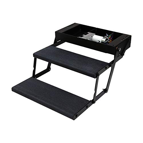 Lippert Components 353621 30" Double Treadlite Power Rv Step With Switch And Harness #TOP14