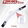2 PCS Fuel Jug Hose, Gas Cans Hose, for VP Racing Fuel, Gas Jug Nozzle Replacement Suitable for 3/5/5.5 Gallon Tractor and Scribner Fuel Tanks Jugs, Dirt Bike,Motorcycle Accessories