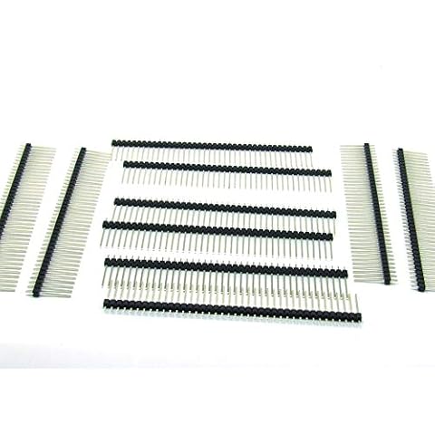 POPESQ® 10 pcs. x Pin strip 2.54mm 40 way Cutable Straight Long #A2311 Cover