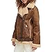 Levi's Women's Faux Shearling Moto, Brown
