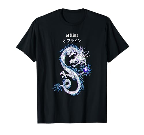 Dragon streetwear e-girl estética edgy vaporwave e-boy 90s Camiseta