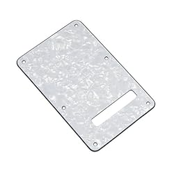 FLEOR Set de 8 trous SSS Pickguard et plaque arrière de guitare avec vis pour remplacement de pièces de guitare Vintage… - Les Beatles, Paul McCartney, John Lennon, RIngo Starr, George Harrison FLEOR Set de 8 trous SSS Pickguard et plaque arrière de guitare avec vis pour remplacement de pièces de guitare Vintage… – Image 6