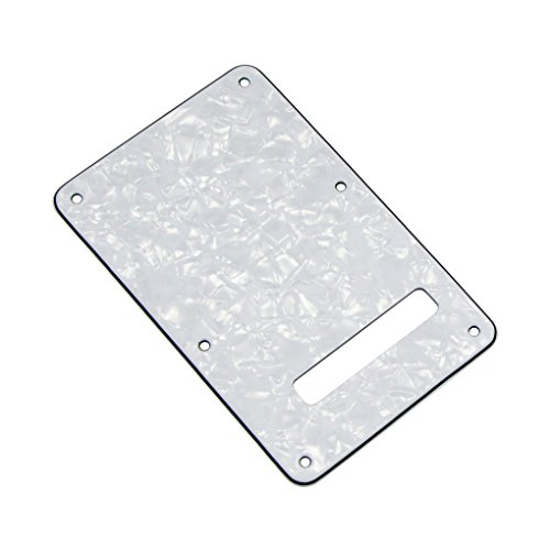 FLEOR Set de 8 trous SSS Pickguard et plaque arrière de guitare avec vis pour remplacement de pièces de guitare Vintage… - Les Beatles, Paul McCartney, John Lennon, RIngo Starr, George Harrison FLEOR Set de 8 trous SSS Pickguard et plaque arrière de guitare avec vis pour remplacement de pièces de guitare Vintage… – Image 7