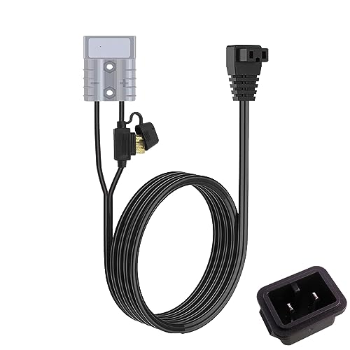 JacEnergy Anderson 50A Plug to Power Cord Cable for 12 Volt Refrigerator 12V Fridge Freezers RV...