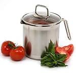 Norpro KRONA 12 Cup Multi Pot with Straining Lid, Stainless Steel - Image 2