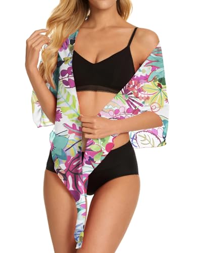 Image of Swimsuit Coverups for Women Sarong Beach Bikini Wrap Sheer Short Skirt Chiffon Scarf for Swimwear 2026