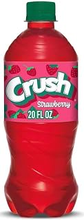 B4Y Crush Strawberry Soda, 20 Oz Bottles - Pack of 10