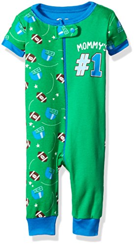 The Children's Place Baby Mom Football Stretchy Pajamas, Ireland, 0-3 Months