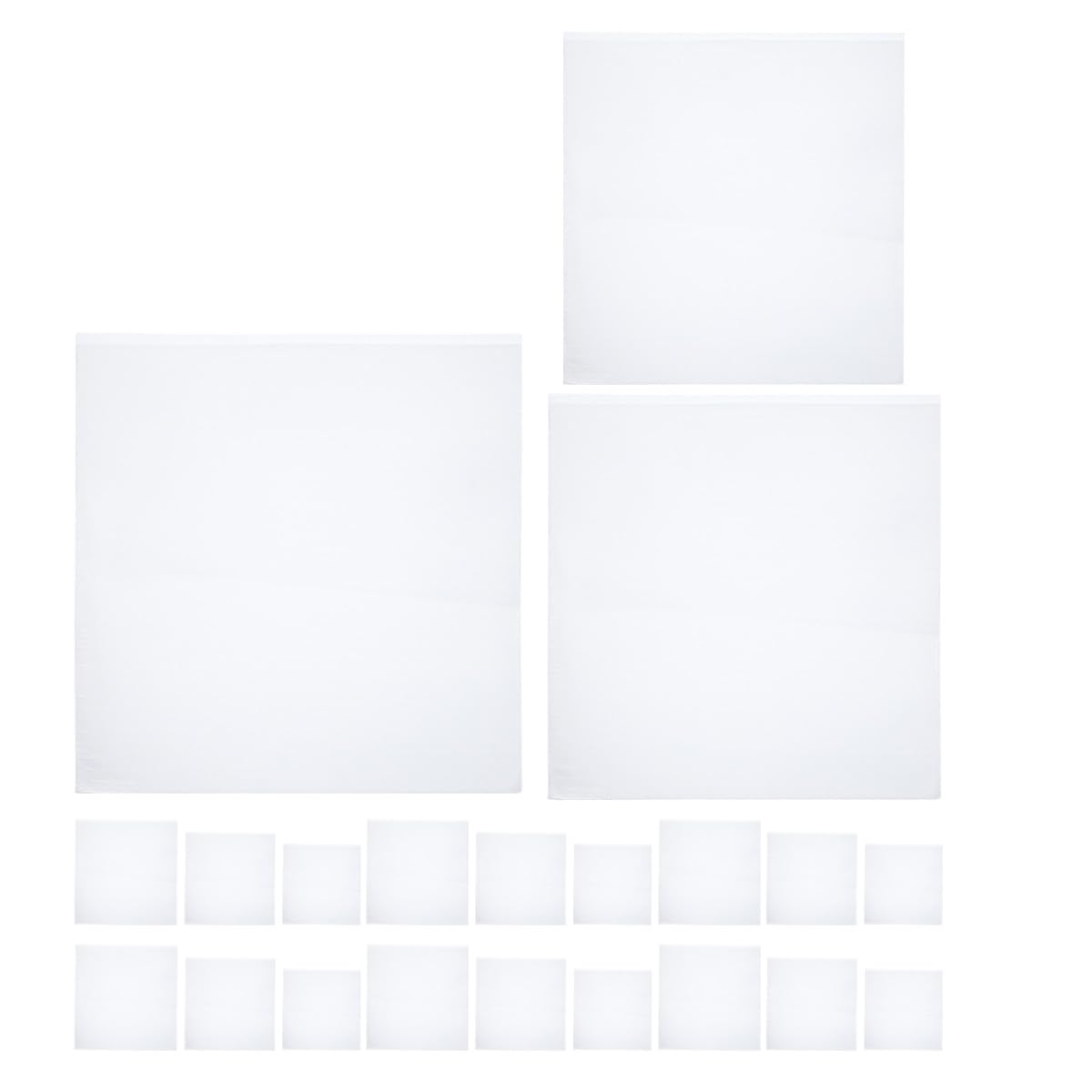 Pochettes en mousse EPE blanc contre les bris de verre lors de vos envois