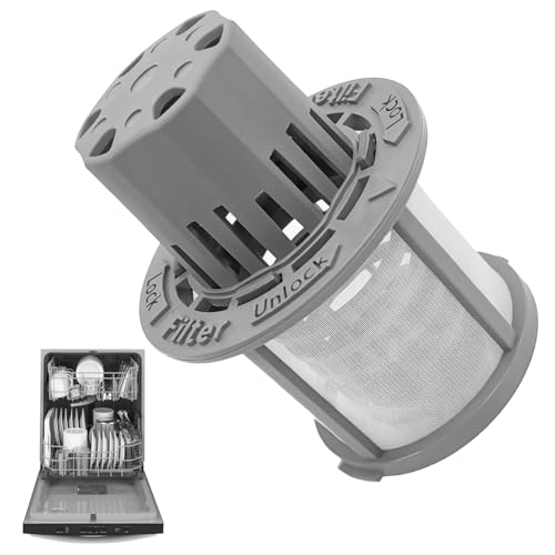 WD12X25995 Dishwasher Ultra Fine Filter and Basket Assembly Compatible With GE Hotpoint Haier dishwashers Replaces PS16217023 AP6989426 4962336 EAP16217023