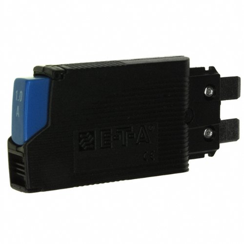 1180-01-1A, Circuit Breaker; Therm; Push; Cur-Rtg 1A; Plug-in; 1 Pole; Vol-Rtg 250/65VAC/VDC
