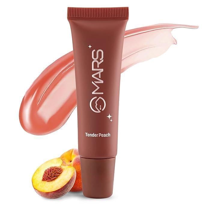 Lippy Top Hydrating Lip Gel (10ml) (03-TENDER PEACH) | Nourished With Vitamin-E & Shea Butter | Long Lasting Hydration | Glossy Finish | Easy to Apply SH-7711-MR-picture-10