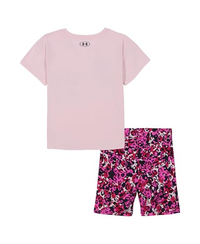 Image of Under Armour Girl's 2-piece Short Sleeve Tee and Shorts Set