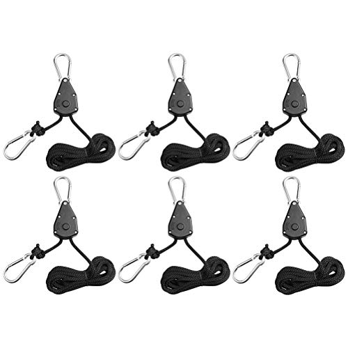Cordes de suspension réglables lot de 6 supports de lampe pour jardin intérieur
