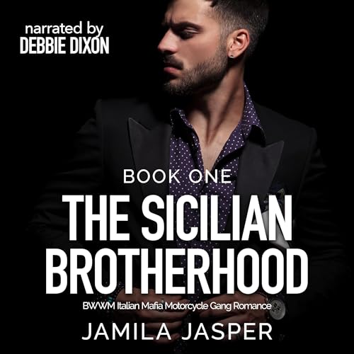 『The Sicilian Brotherhood I: BWWM Italian Mafia Motorcycle Gang Romance』のカバーアート