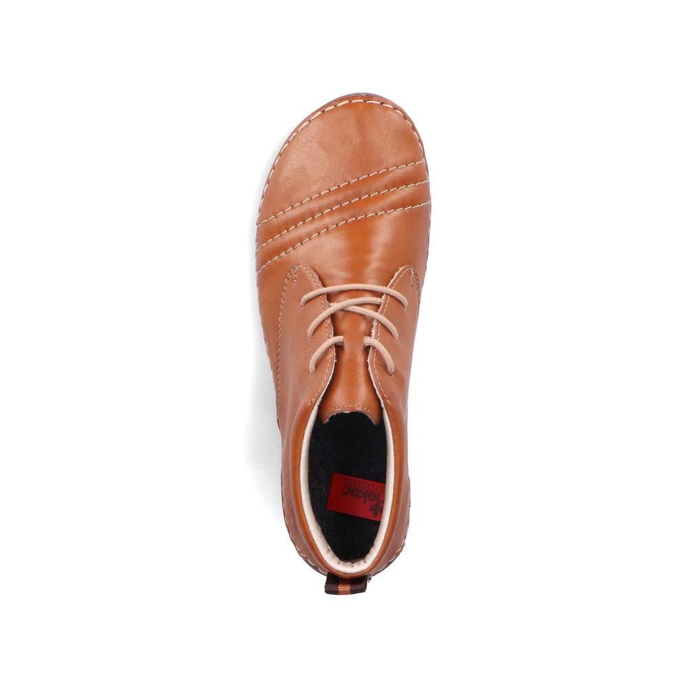 Rieker Damen Bequemschuhe 52532, Frauen Schnürhalbschuhe