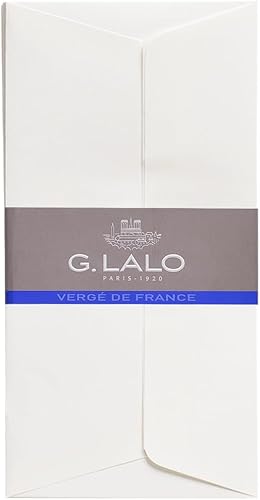 G.Lalo Gl46100 Verge de France - Sobres A4 (DLWestern Chief 6), tamaño tri-Fold, blanco, paquete de 25