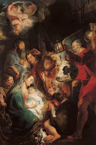 Art mural l'Adoration des mages de Jacob Jordaens pour sublimer votre salon moderne