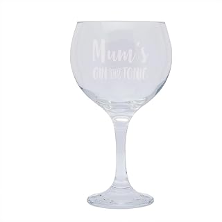 Personalised Gin Glasses for Mum/Best Mummy Gifts/Copa de Balon "Mum's Gin & Tonic" Glass/Mummy's Gin Glass/Gin Birthday gifts for Mum