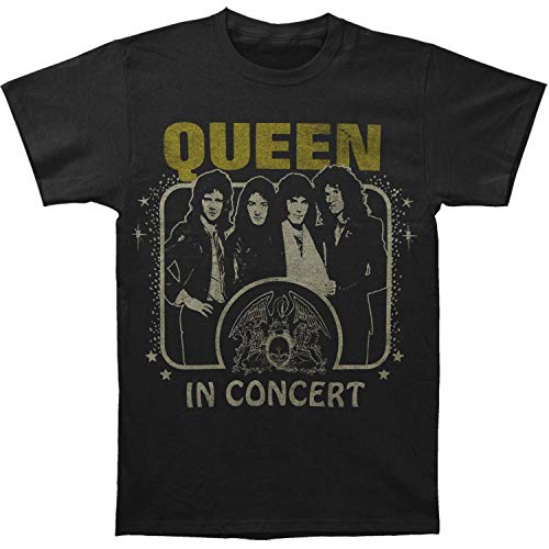 Rockoff Trade Queen in Concert T-Shirt, Noir (Black Black), X-Large Homme