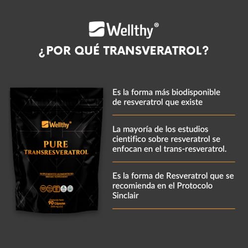 5h8 Nutrition, resveratrol tabletas Marca WELLTHY (2)