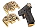 NDZ Performance Donald Trump Brass Slide Cover Back Plate for Gen 5 Glock 17 19 19X 20 21 22 23 26 27 29 30 34 45 47 49 Deep Engraved 3D OEM Upgrade, Made in The USA - Reflection