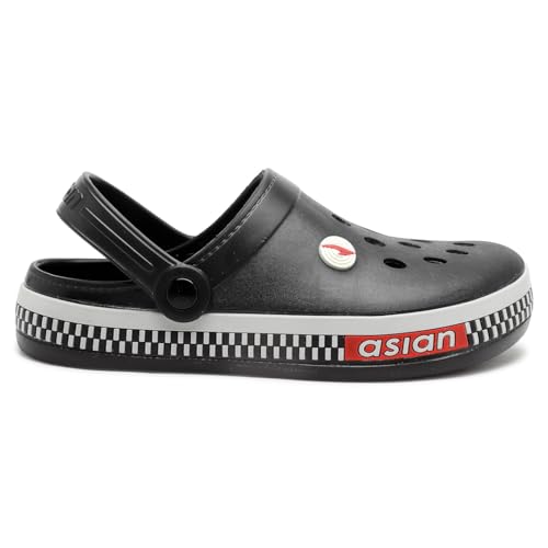 Image of ASIAN Men's AGC-02 Trendy Stylish Fashionable Clogs | Sandals with Lightweight Regular wear Casual Clogs with Ultra Soft & Flexibility Technology Clogs for Men's & Boy's