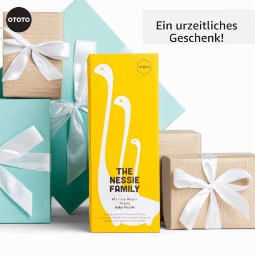 OTOTO Nessie Family Küchenhelfer Set – Suppenkelle, Sieblöffel & Tee-Infuser – BPA-frei, hitzebeständig, spülmaschinenfest… – Ansicht 6