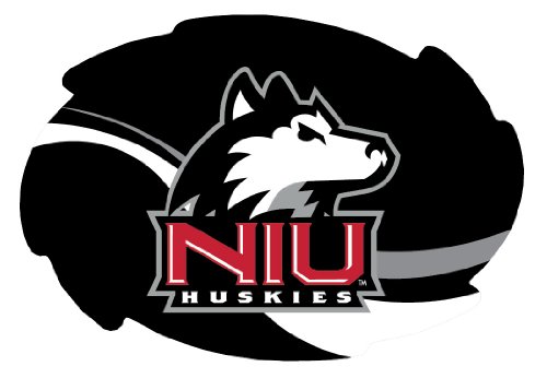 Northern Illinois Huskies 5x6 Inch Swirl Magnet Single Officially Licensed Collegiate Product