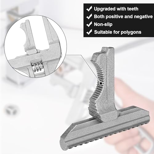 Radsocken 1 Pack Adjustable Spanner Wrench, 6-68 mm Opening Wide Jaw Spanners, Alloy Wrench Spanners Ultra-Thin Shifting Spanner Tap Plumbing Basin Wrench Hand Tools for Bathroom Washbasin 4 Radsocken 1 Pack Adjustable Spanner Wrench, 6-68 mm Opening Wide Jaw Spanners, Alloy Wrench Spanners Ultra-Thin Shifting Spanner Tap Plumbing Basin Wrench Hand Tools for Bathroom Washbasin - Image 4