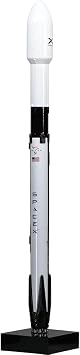 yuanpulalala Falcon 9 Dragon+F9 Starship Heavy Falcon Metal Diecast Rocket Model Simulation Static Desktop Display (Falcon 9)