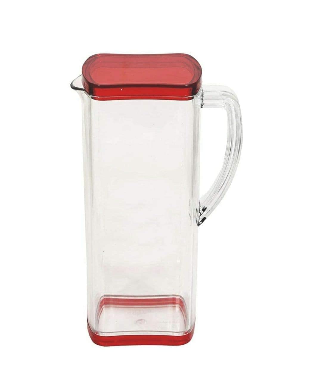 KD ZONE Unbreakable Water Jug Transparent Water Jug Juice Jug (Set of 2) Plastic Lid Plastic Water jug for Home use Milk, Coffee, Tea, Juice, Beer Jug (2 Liter)(Set of 2) 3