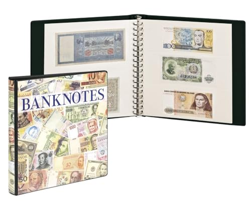 LINDNER Banknotenalbum mit 10 Klarsichthüllen