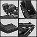 ASOPARTS Rear Bed Step Aluminum Upgraded Compatible with Toyota Tacoma 2024 2025 2026 Retractable Bumper Tailgate Step Foldable Pickup Bedstep 4th Gen Accessories Replace # PT392-35920