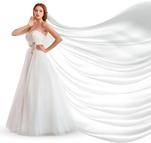 Laurel & Nash - Cathedral Wedding Veil and Birdcage Bride Veil Combo - Wedding Veils for Brides White - Wedding Accessories for Brides - Bridal Veils for Wedding - Bachelorette Veil for Bride - Women Vintage White Veil - Bride to be Veil